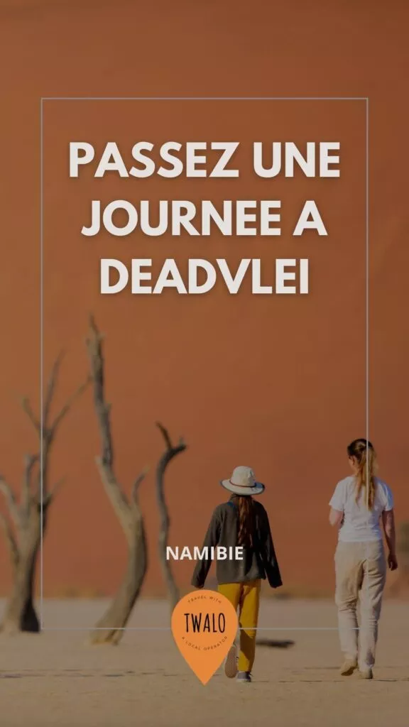 Namibie: Passez une journée à Deadvlei.